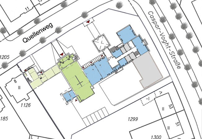 Grundschule Hamburg-Hamm / Lageplan