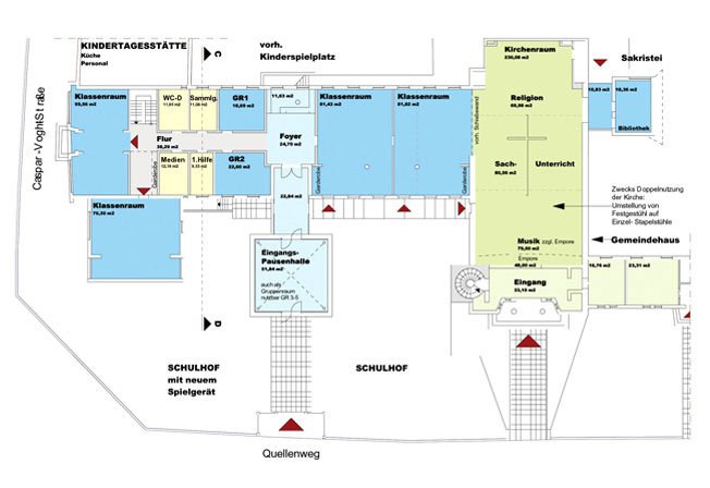 Grundschule Hamburg-Hamm / Grundriss