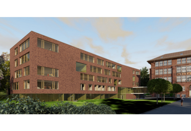 Berufsschule Burgstrasse | Visualisierung Eingangsbereich Berufsschule Burgstrasse | Visualisierung Eingangsbereich