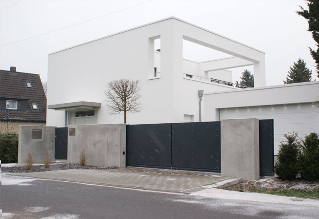 Villa in Sasel / Westansicht 